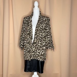 Ellison Relaxed Fit Leopard Blazer